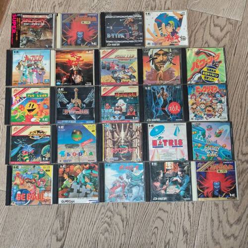 PCE主机用 正版游戏 吃豆人 异型战机 太平记 武田信玄 天外魔境