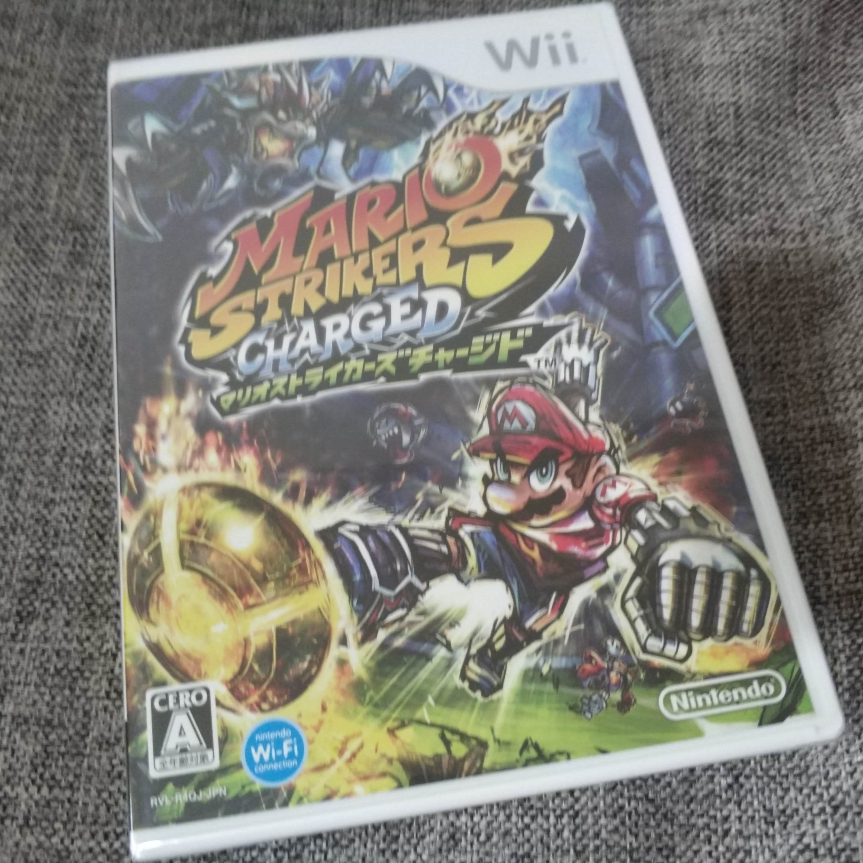 任天堂WII全新品的 正版游戏 马里奥足球