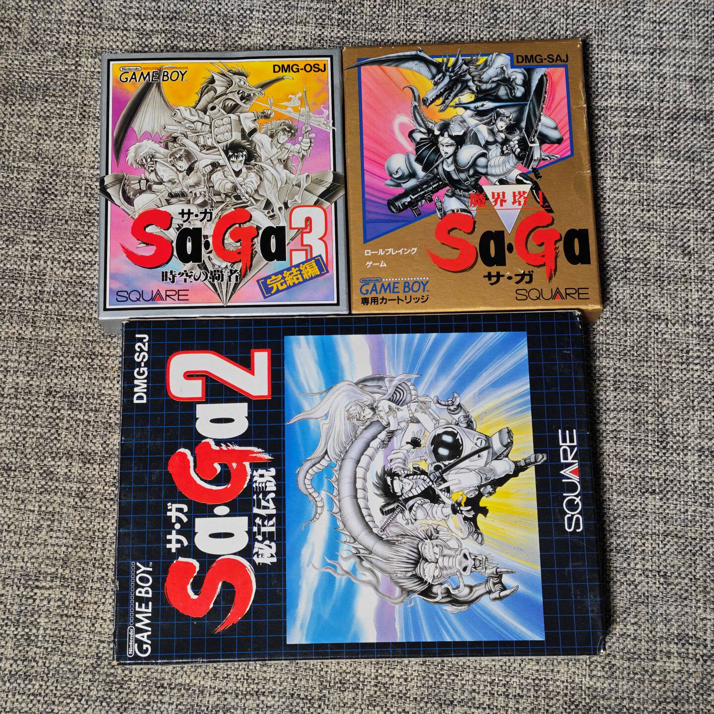 任天堂GB GBC GBA掌机适用的 正版游戏卡带 魔界塔士 沙加