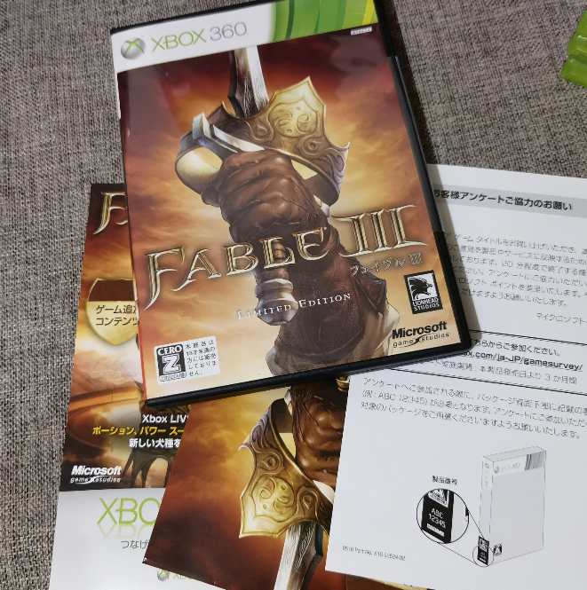超美品 XBOX360主机 正版游戏 神鬼寓言 3