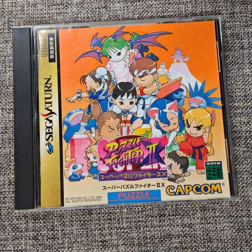 美品 世嘉土星SS 主机适用 正版游戏 街霸方块 口袋