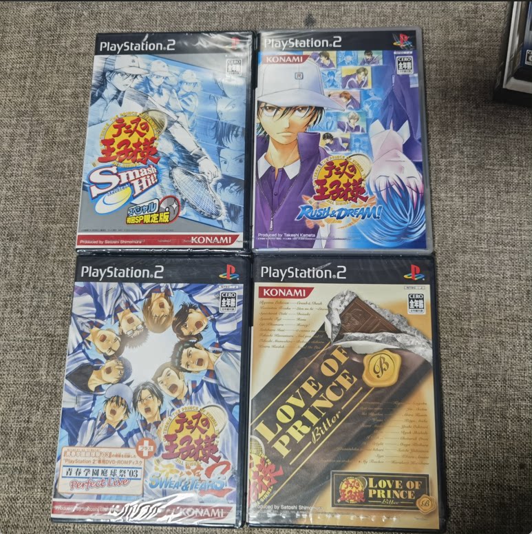 全新品 PS2 正版 网球王子 4盘打包