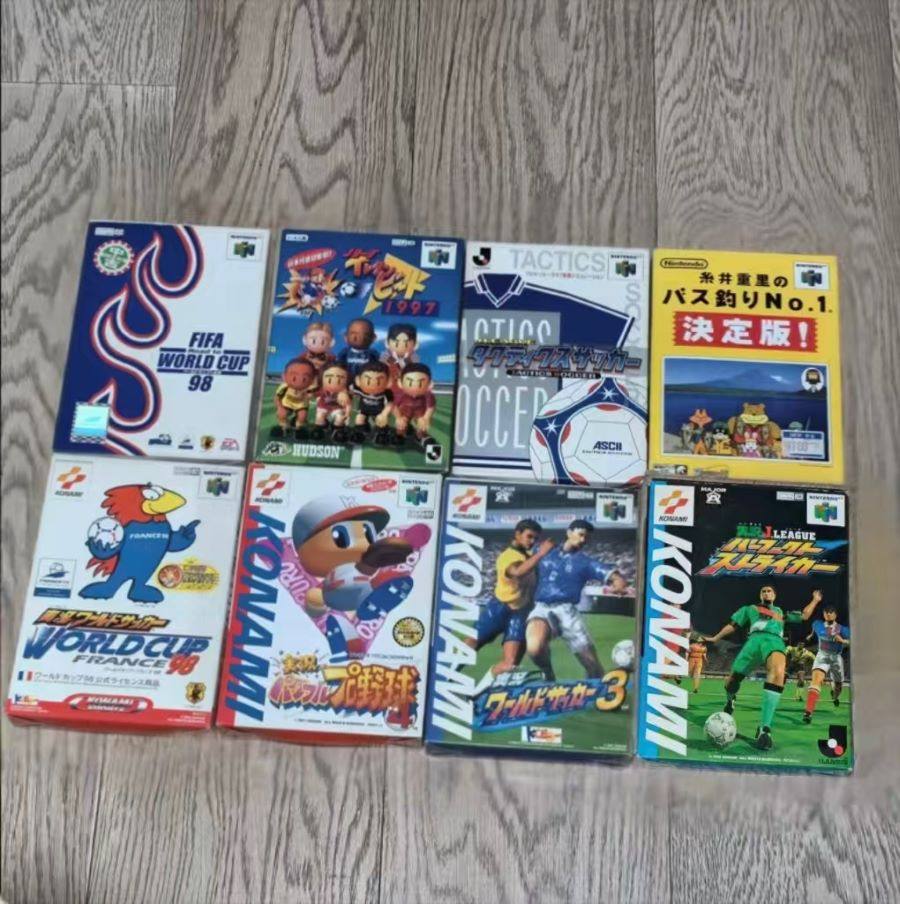 N64 任天堂主机 正版游戏卡带 FIFA 实况足球 将棋 钓鱼太郎 棒球