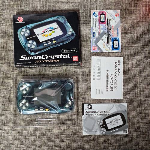 全新品 万代日版原装 黑透明色 WSC WSCC 水晶天鹅 掌机 游戏机