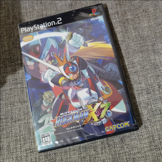 全新品 PS2 正版 洛克人X7 二手也有