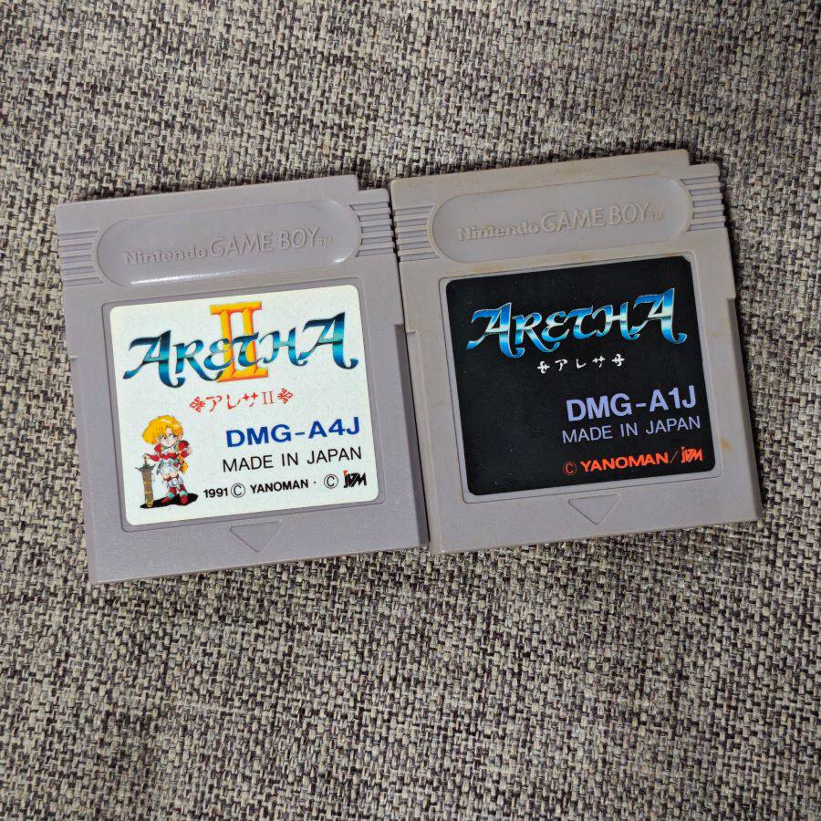 任天堂GB GBC GBA掌机适用的 正版游戏卡带 阿蕾莎 1 2