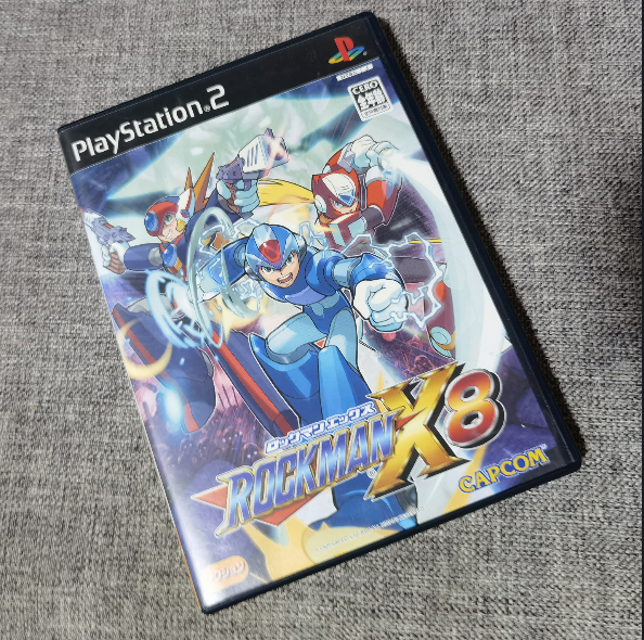 美品 ps2 的 正版游戏 洛克人 x8