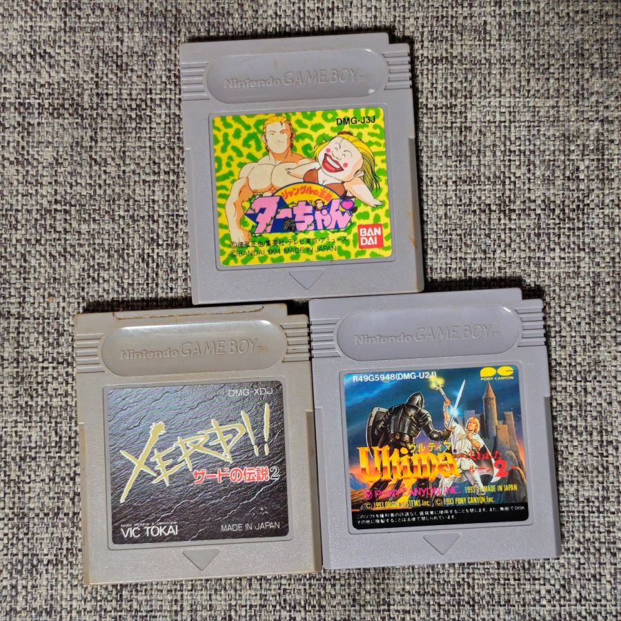 任天堂GB GBC GBA掌机用 正版游戏卡带 创世纪 秀逗泰山 萨德传说