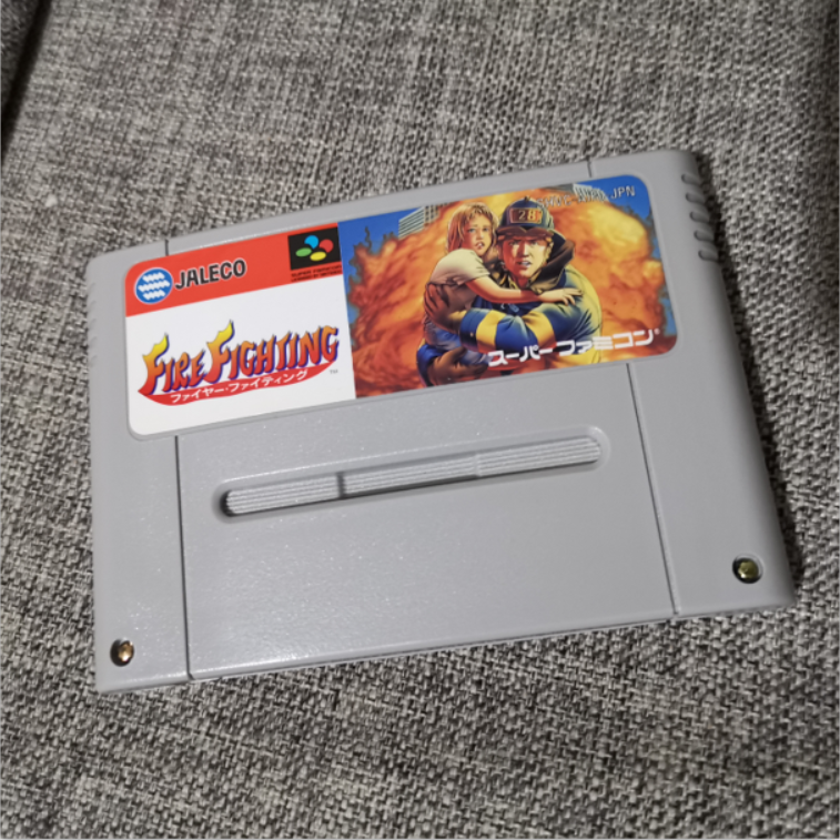 正版游戏卡带救火英雄任天堂SFC