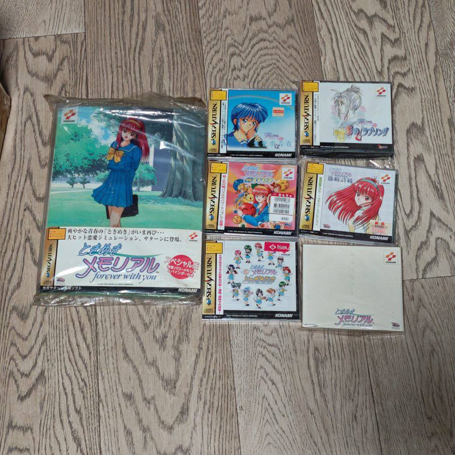 全新品 中古 SS 正版游戏 心跳回忆 对战方块 世嘉土星