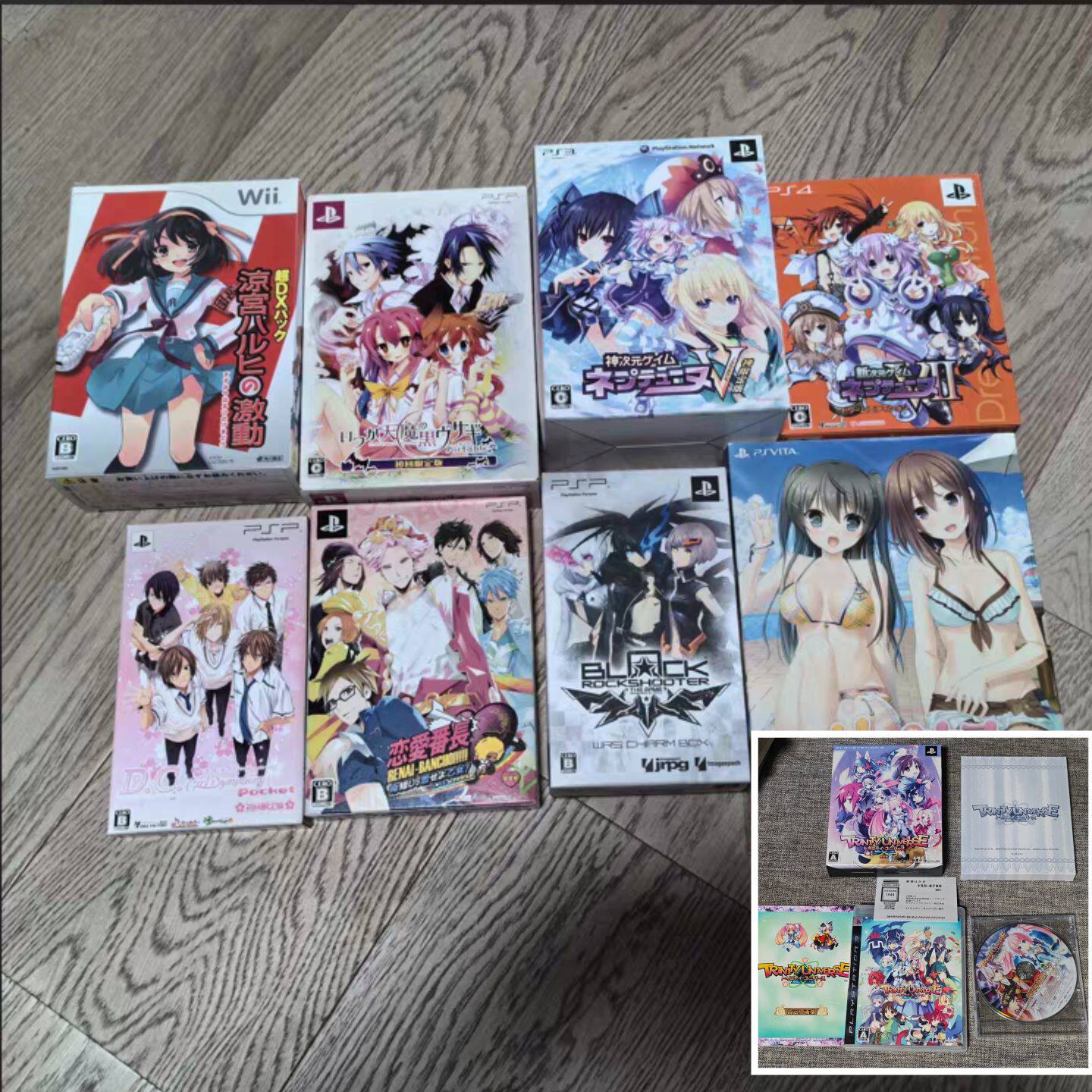 WII PS3 PS4 PSP PSV曰版 凉宫春日 三重宇宙 恋爱番长等限定