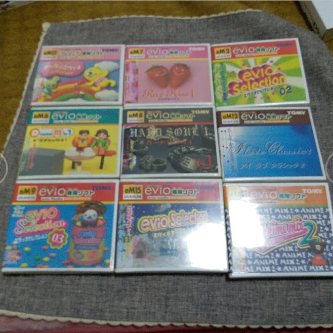 全新品 TOMY的 EVIO主机用 游戏9本打包