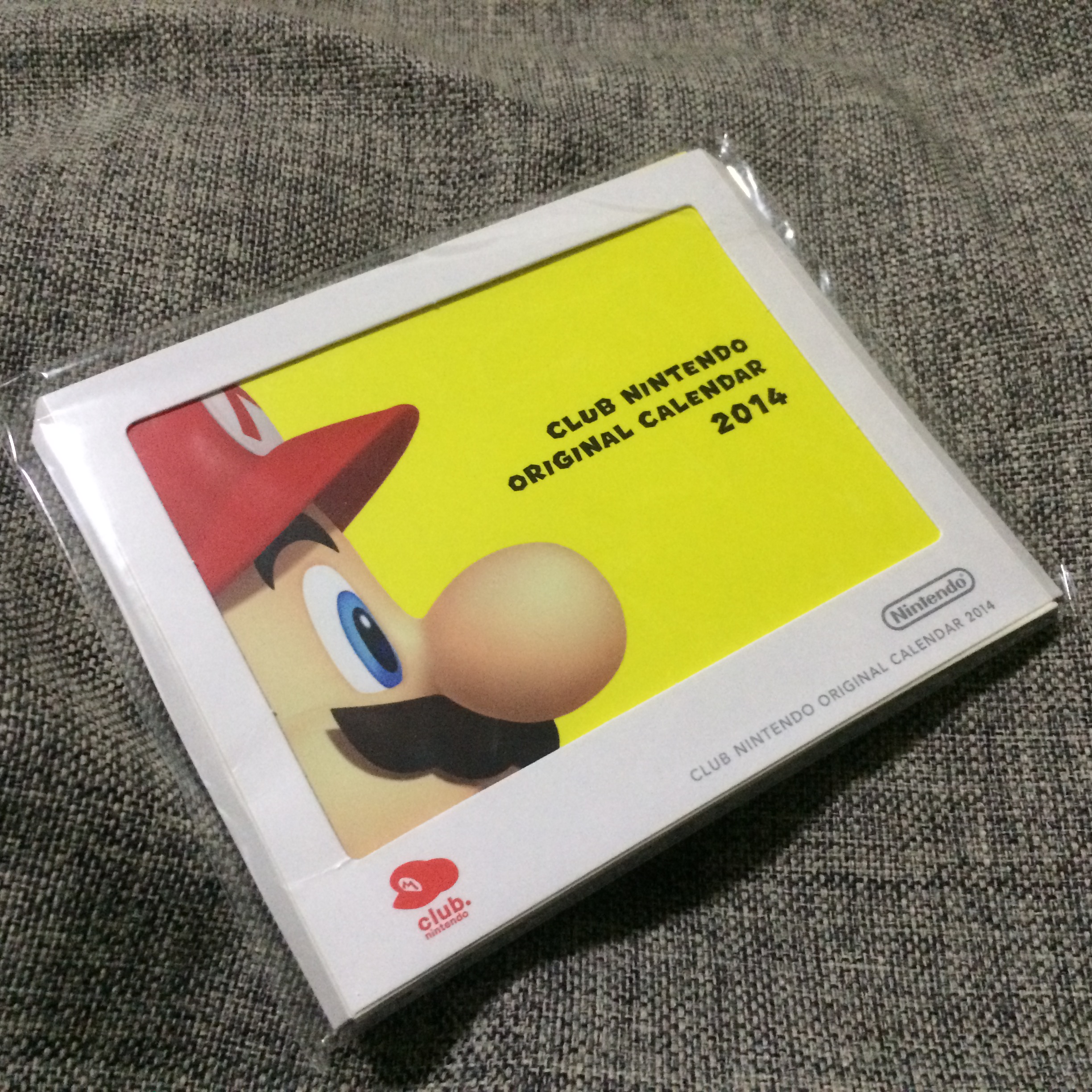 任天堂会员俱乐部2014年 年历 全新品