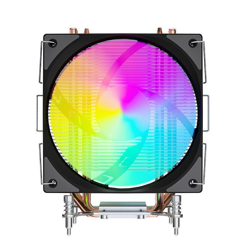 先马电脑CPU风冷散热器炫彩灯光