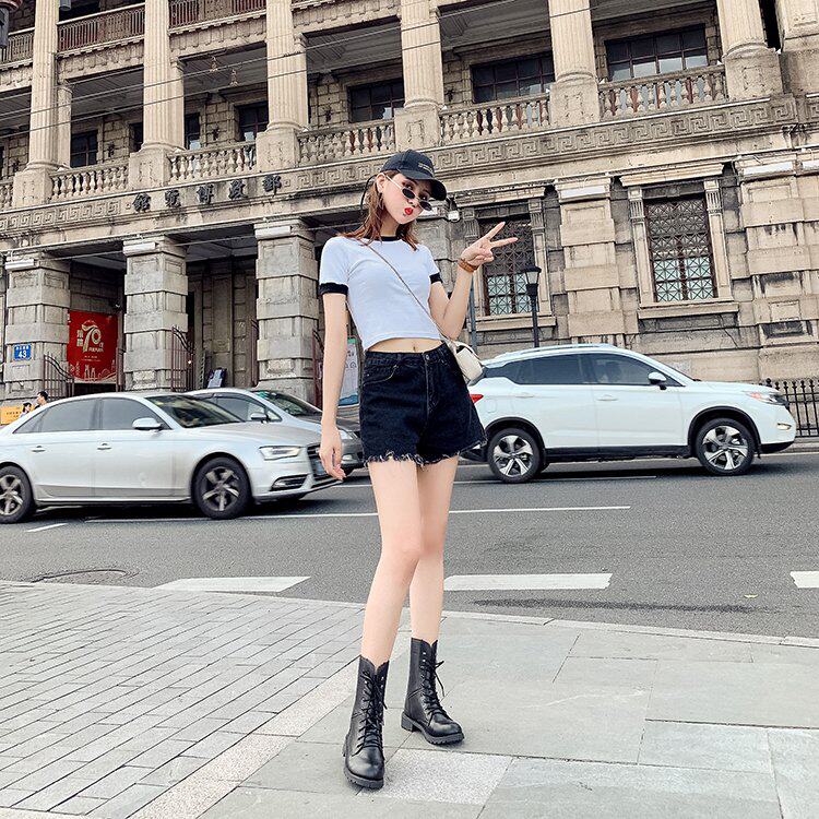 LOVELIVE SOUTH BIRD FRUIT REALLY JI HAI DID NOT SPEND YANG XI PLAYING SONGS BLACK UNIVERSAL COS SHOES MARTIN BOOTS