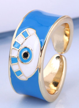 镀金韩版时尚气质开口戒指指环