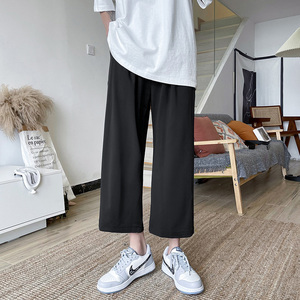 【主推】2022冰丝休闲裤潮流九分裤男西装裤DK130-P35控58