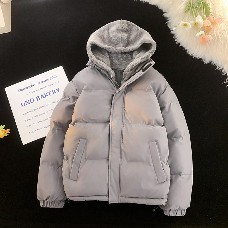 2024冬季假两件羽绒棉服男加厚保暖连帽外套棉衣MY9888-P115控158,男装棉衣,星座810(原QT5070)