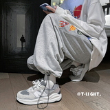 2021港风秋季简约休闲卫裤男潮流束脚裤，男装休闲裤，星座810(原QT5070)