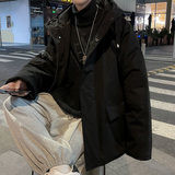 2021冬港风宽松休闲棉服男连帽棉衣纯色棉袄上衣MY6002，男装棉衣，星座810(原QT5070)