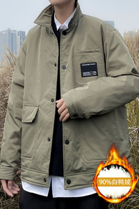 轻薄保暖羽绒服男帅气港风休闲外套 YR7313-P245控358图片