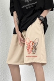 2022小狗印花男士休闲短裤男五分裤宽松D，男装休闲裤，星座810(原QT5070)