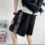 主推2022拼接休闲五分裤男运动宽松短裤D-特，男装休闲裤，星座810(原QT5070)