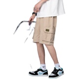 2021港风工装短裤男哈伦裤休闲五分裤子夏季D，男装休闲裤，星座810(原QT5070)