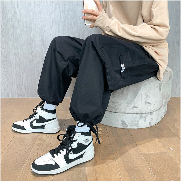 2022春季潮牌工装裤男士哈伦裤阔腿裤,男装休闲裤,星座810(原QT5070)
