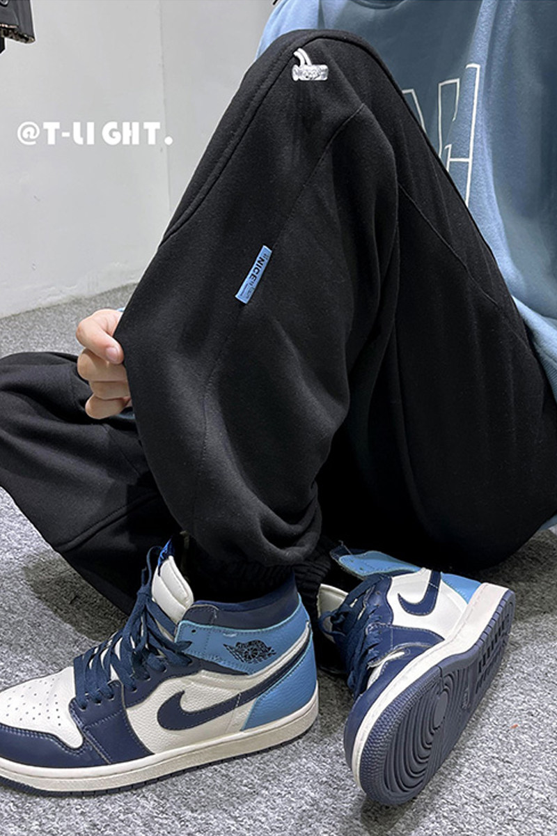 主推款春港风休闲卫裤男九分束脚运动裤加绒,男装休闲裤,星座810(原QT5070)