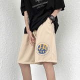 2022夏天清凉印花短裤男裤子宽松五分裤运动裤DK1219-p25控38，男装休闲裤，星座810(原QT5070)