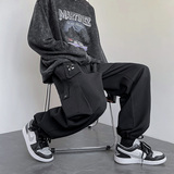 2021秋冬新款工装裤男士多口袋束脚长裤子，男装休闲裤，星座810(原QT5070)
