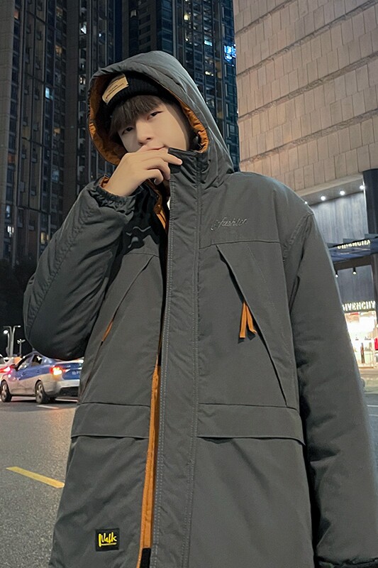 2021冬季工装棉衣男宽松加厚连帽拼色棉服外套SY03,男装棉衣,星座810(原QT5070)