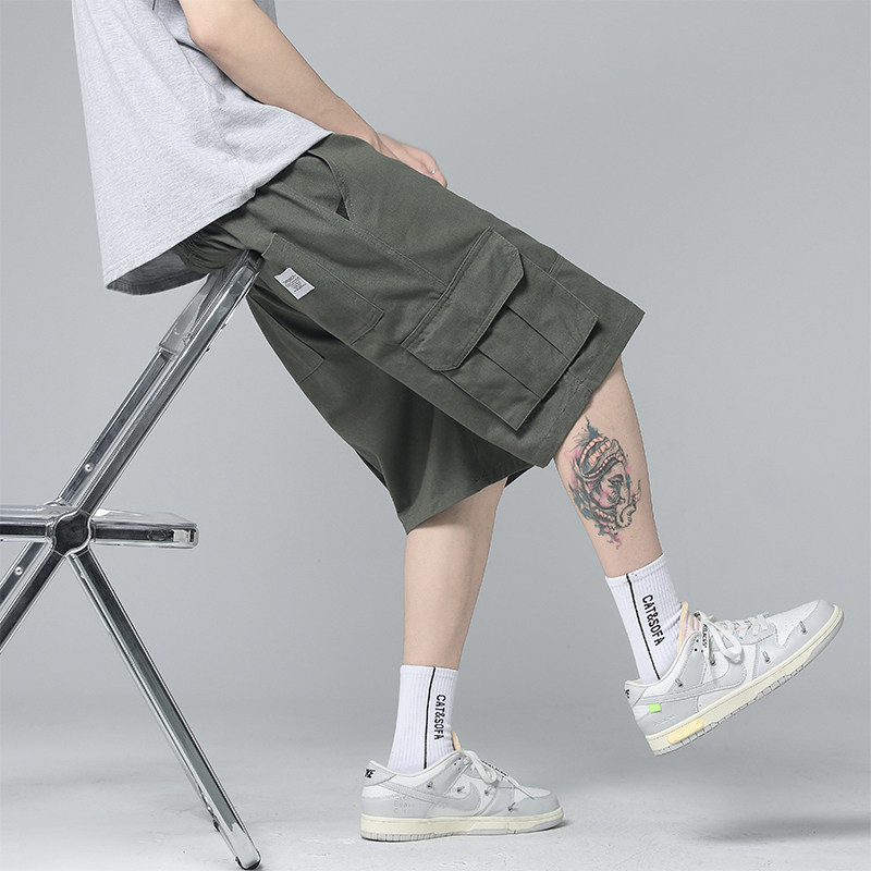 【主推款】2022夏百搭工装短裤潮男休闲五分裤DK101-P45控58,男装休闲裤,星座810(原QT5070)