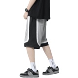 【主推款】2022夏拼色休闲短裤潮男宽松五分裤DK106-P45控58，男装休闲裤，星座810(原QT5070)