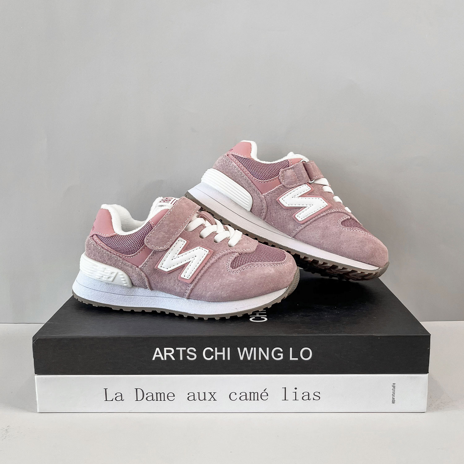 574童鞋真皮二棉鞋女童鞋子2025秋冬儿童运动鞋加绒男童N字鞋宝宝