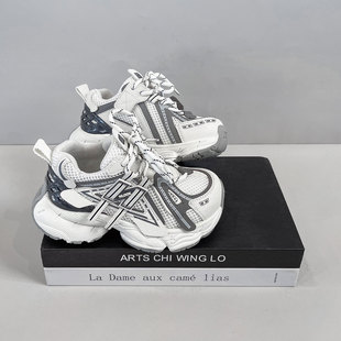 2026新款春秋韩版儿童运动鞋软底休闲鞋男童N字鞋潮牌老爹鞋儿童