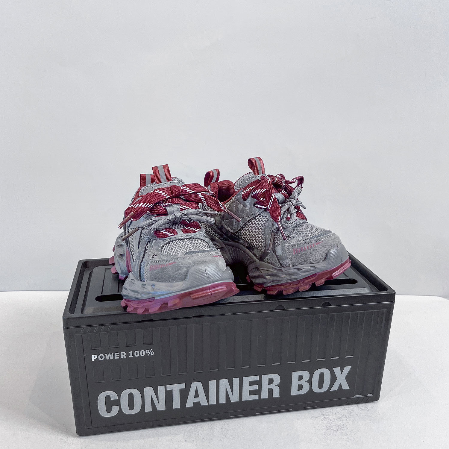 酒红色运动鞋女童鞋子2026新款春秋季儿童老爹鞋男童户外登山鞋潮,童鞋/婴儿鞋/亲子鞋,运动鞋,淘宝优惠券,粉丝福利购,淘宝优惠卷