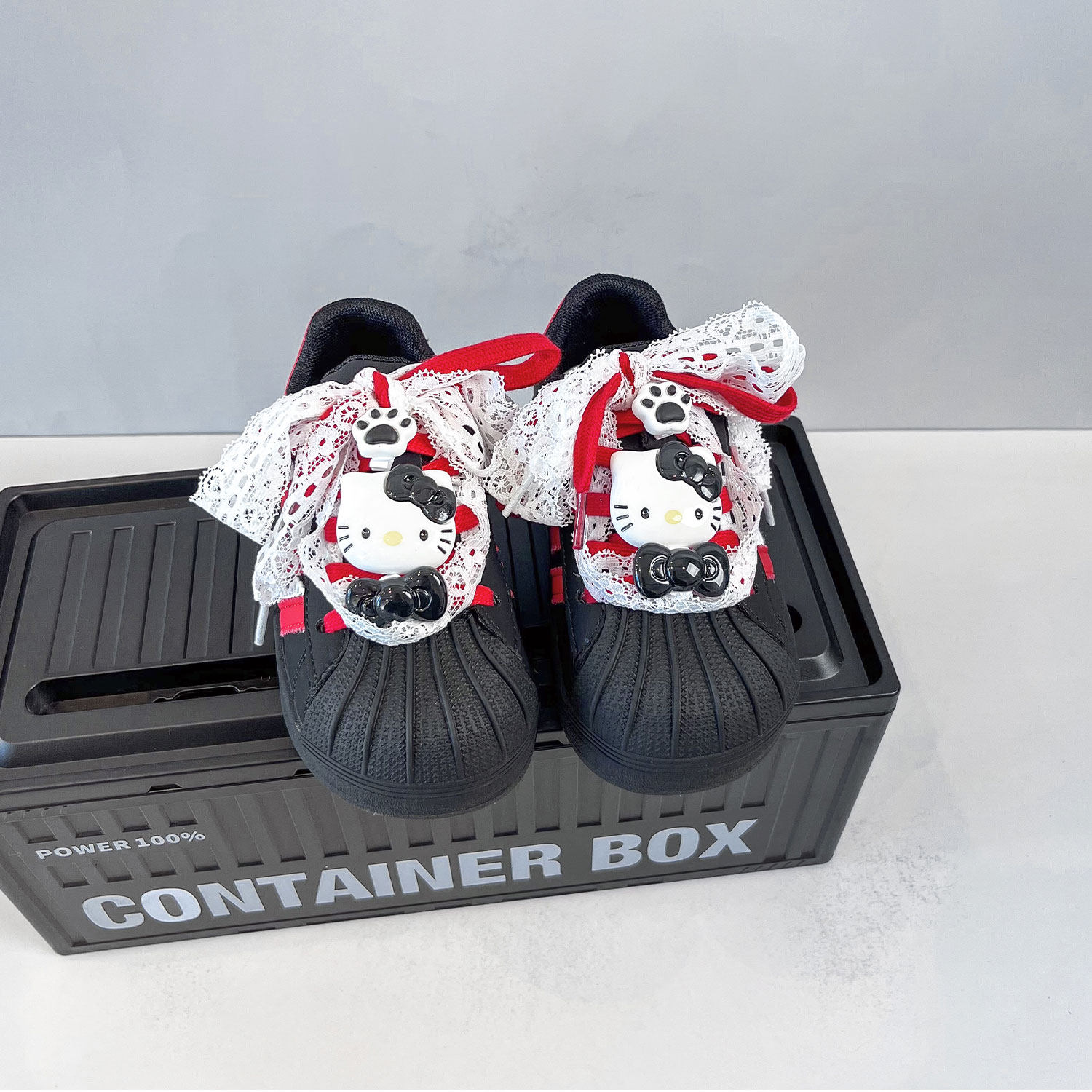 kitty猫咪联名款贝壳头鞋女童鞋子2026春秋儿童运动鞋男童板鞋潮