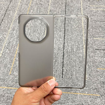 适用于荣耀Magic V3 磨砂透灰手机壳新款v5折叠屏透白超薄Magicvs3透明保护套V3全包防摔简约VS3高档男女士