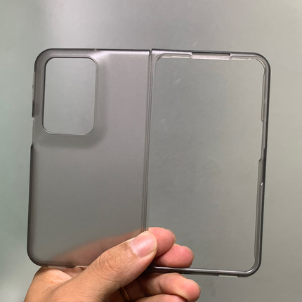 适用于新款OPPO Find N3折叠屏磨砂透白手机壳find n2保护壳透灰超薄N5保护套内外壳 n 硬壳防摔简约男女边框
