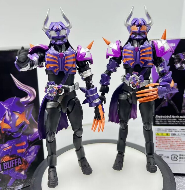 스팟 애니메이션 SHF Kamen Buffa Bull 좀비 얼굴 운동 상자 모델 모델