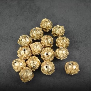 八十年代出口创汇产品景泰蓝花丝镶嵌珠子库存老货DIY配饰工艺品