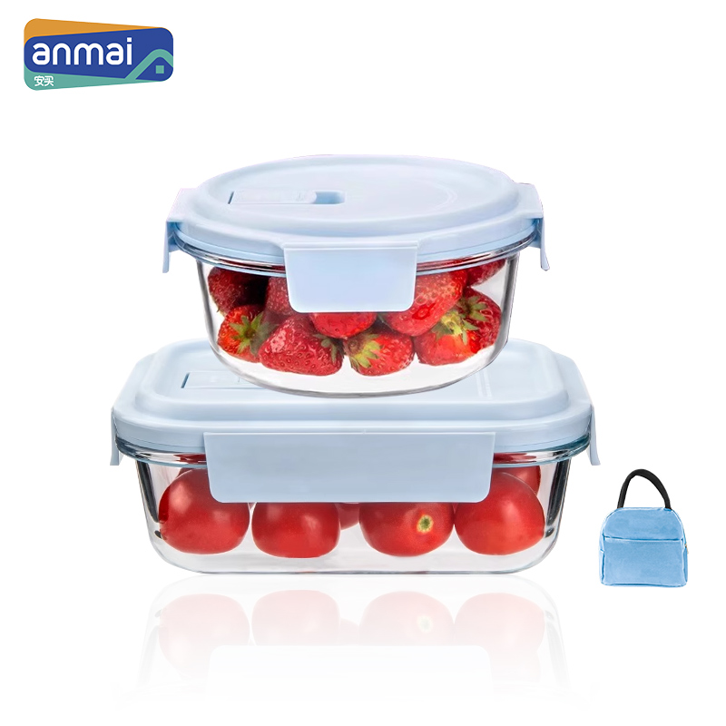 安买玻璃饭盒高硼硅玻璃