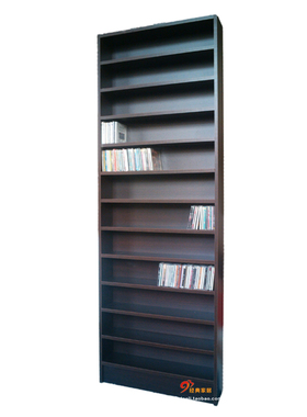 皇冠店铺惊爆优品2米高超薄简约现代cd柜磁带架收纳漫画书柜80宽