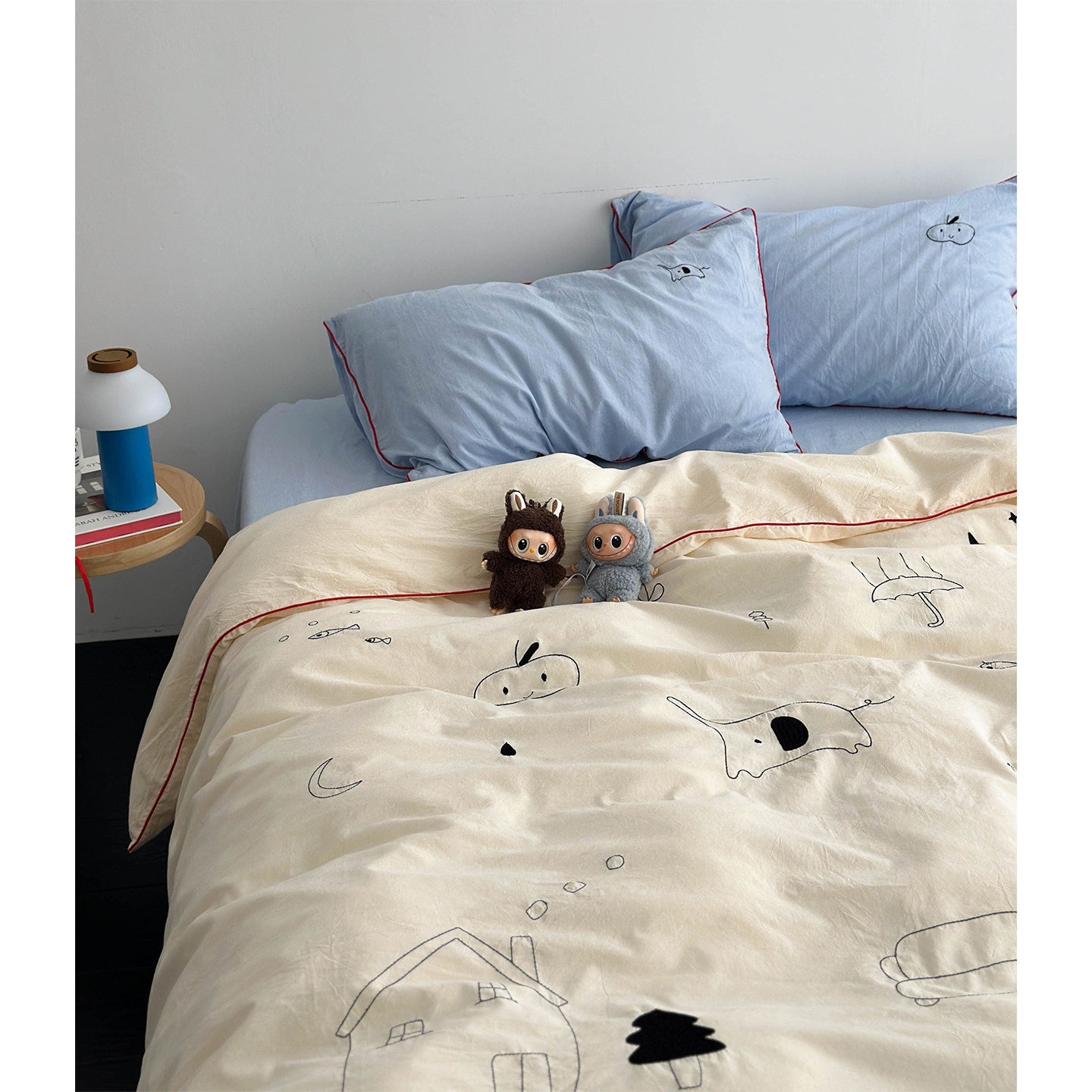 床单款四件套水洗棉卡通亲肤