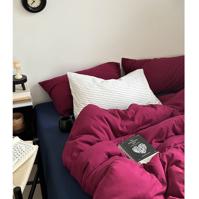 床单款四件套针织棉ins亲肤