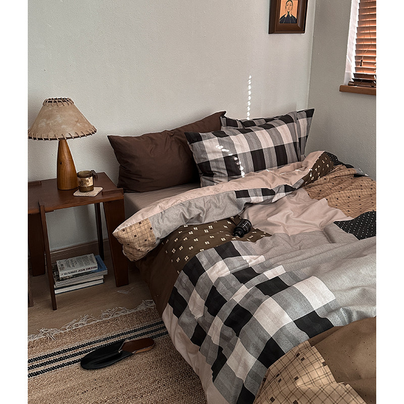 床单款四件套全棉中古亲肤