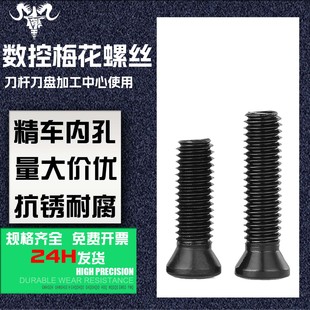 数控刀杆刀盘刀粒螺丝车刀12.9级M2.5M3M4梅花内六角刀具配件螺钉
