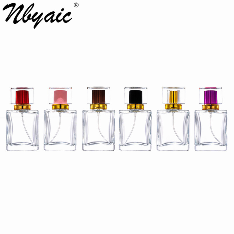 Nbyaic 玻璃喷雾瓶50ml100ml高档香水分装空瓶化妆水细雾透明喷雾